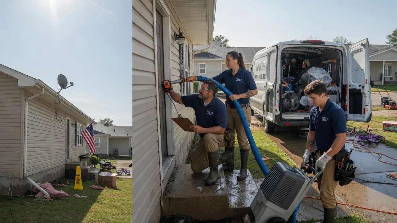 Ceiling Water Damage Restoration in Kingston, IL near me